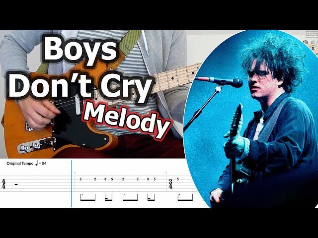 The Cure - Boys Don't Cry Melody | Guitar Tutorial + Tabs