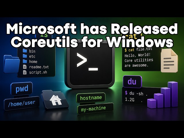 Coreutils for Windows is Here - The Same Commands You Use on Linux Now Native to Windows!
