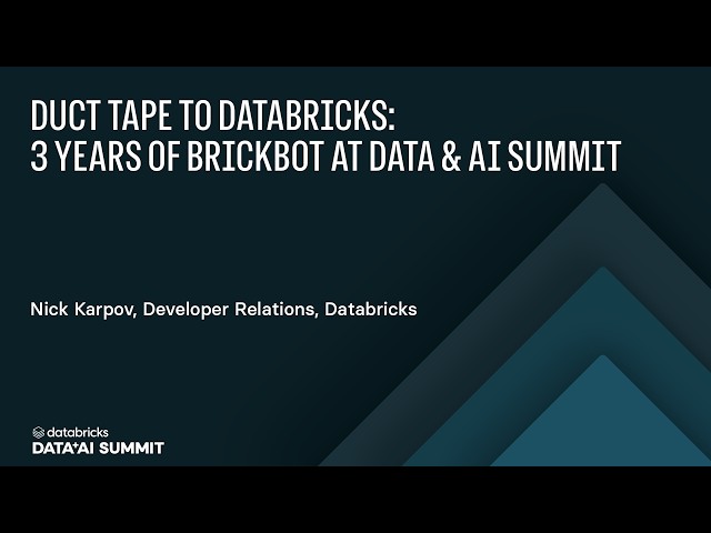 Building Brickbot on Databricks: Agent Bricks, Vector Search, and Unity Catalog in Production
