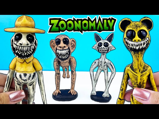 Making Zoonomaly - game characters with clay