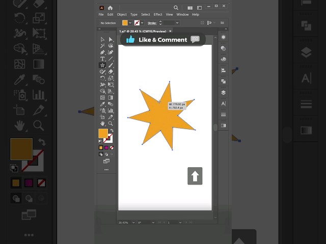 How to Create a Star Easy | Adobe Illustrator Tips #illustrator #graphicdesign #illustratortips