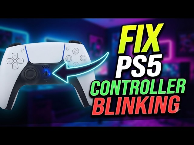 HOW TO FIX BLINKING BLUE LIGHT ON PS5 CONTROLLER