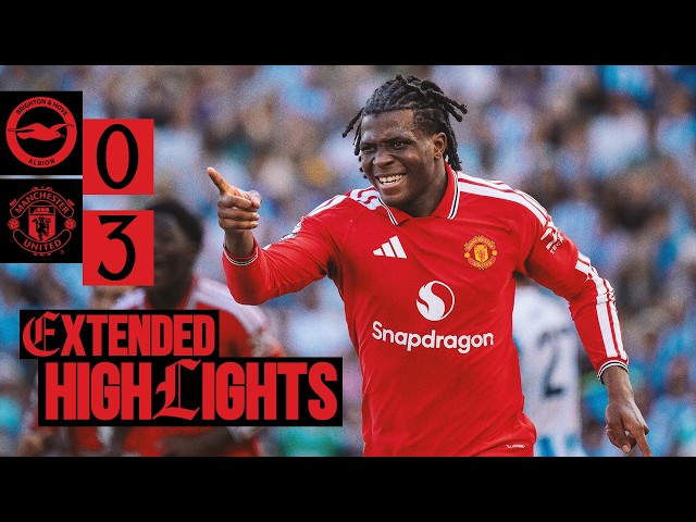 Finishing In Style 🤩 | Brighton v Man Utd | Extended Highlights