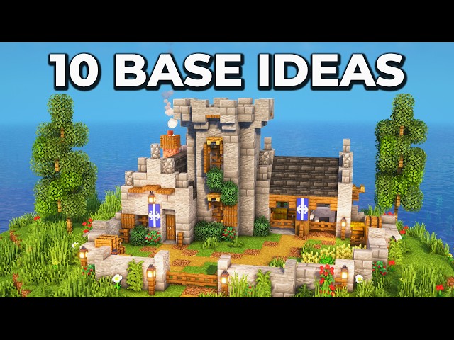 10 Starter Base Ideas for Survival Minecraft