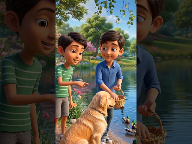 Dog और किड्स दोस्ती  | #shortsfeed