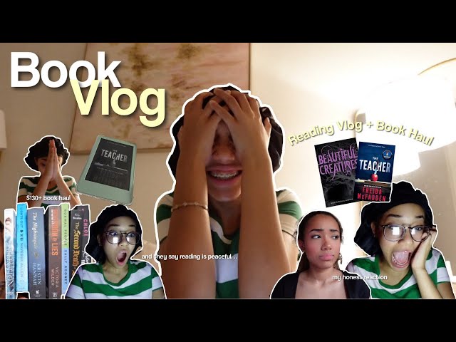 BOOK VLOG📖(book haul + reading vlog)🌷*SPOILERS*