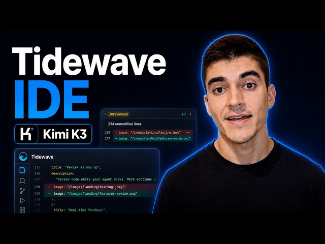 Tidewave IDE tutorial with Kimi K3