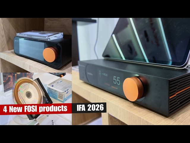Fosi Audio Reveals 4 New Products | DA40 Ultra, S5 Streamer, CD Nano & More