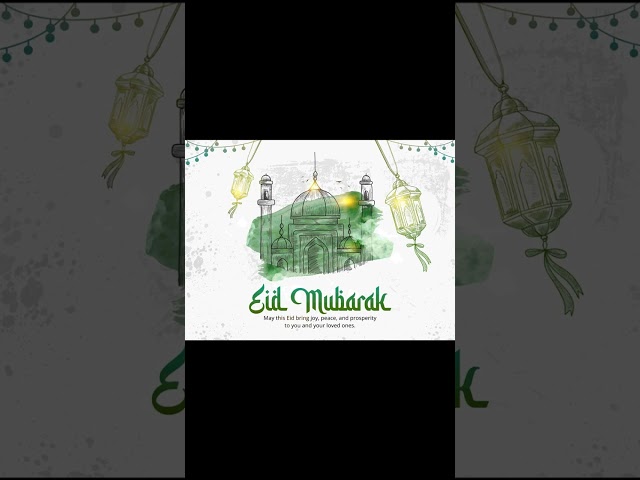 Eid Mubarak!