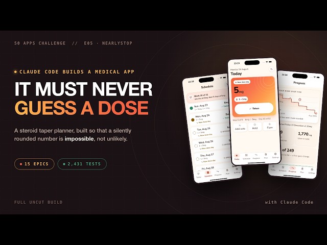 Claude Code: 50 Apps Challenge — NearlyStop