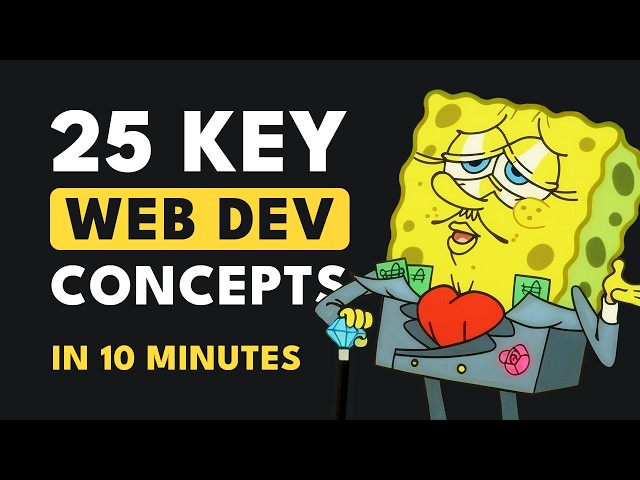 25 Web Dev Concepts You Should Know