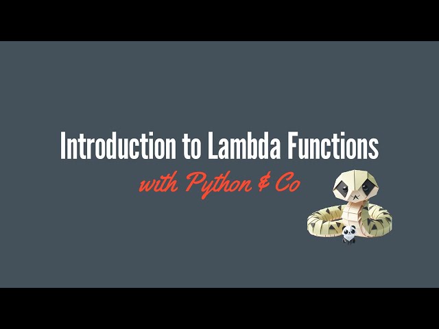 Master Lambda Functions in Python: Beginner to Advanced | Python Lambda Functions Explained