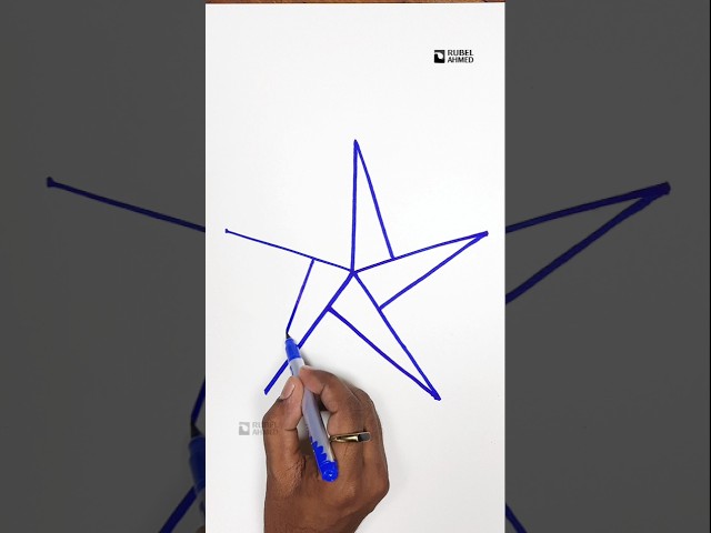 How to Draw a Perfect Star Easily | #StarDrawing #EasyDrawingTutorial #DrawingForBeginners