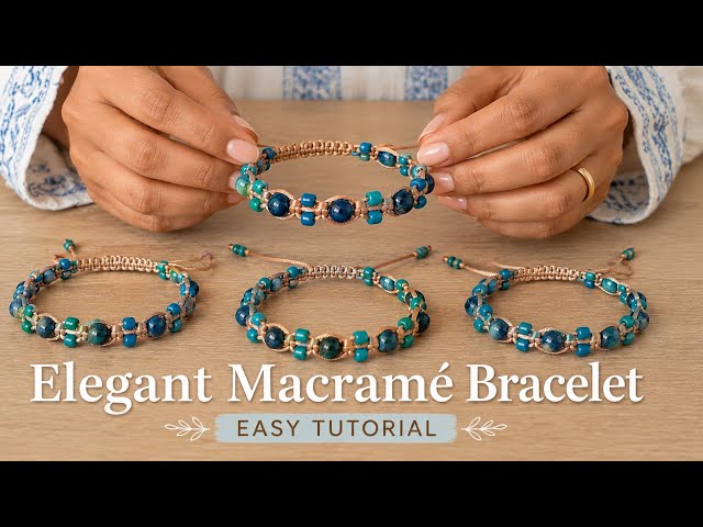 Everyone’s Making This Easy Macramé Bracelet! ✨
