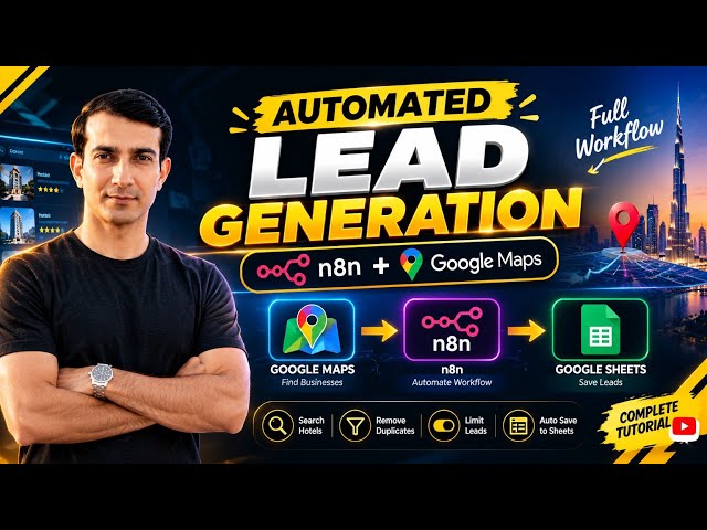 Build an Automated AI Lead Generation System with n8n Google Maps → Google Sheets | Full Tutorial 