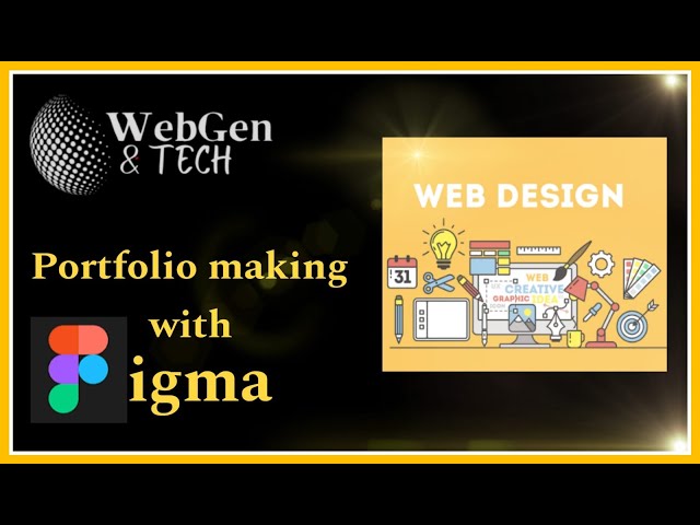Portfolie Design making in Figma