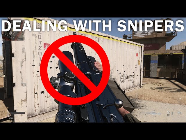 Dealing with those pesty snipers