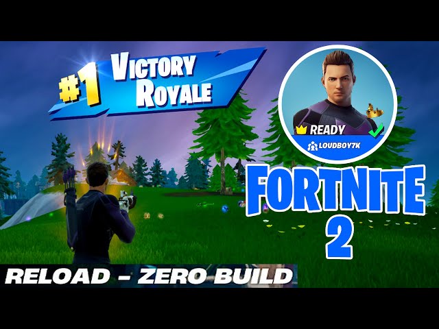 NEW Fortnite RELOAD Update - Zero Build Squads Gameplay, Eliminations, & Victory 2