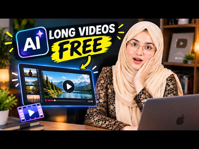 Ai long video free me kesy banay | ma apni long video kesy bnati hon | #aivideo  Guide 1M