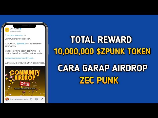 Free Airdrop 2026‼️ 10,000,000 Token Total Reward, How to Farm Zec Punks Airdrop