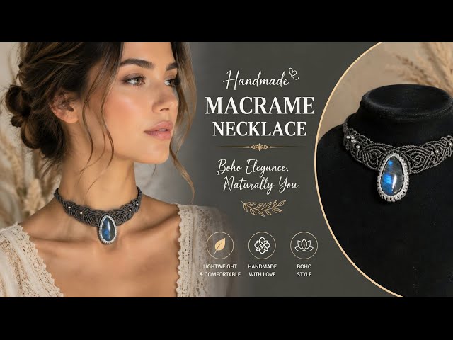 ✨️Mesmerizing Blue Labradorite Necklace Tutorial,Beginner Friendly 