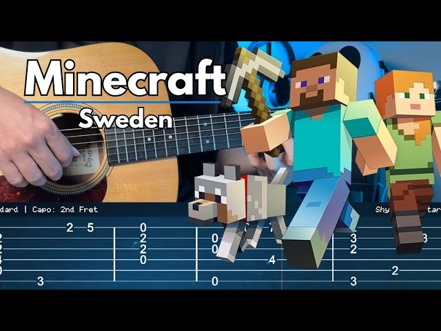 Minecraft - Sweden (Guitar Tab)