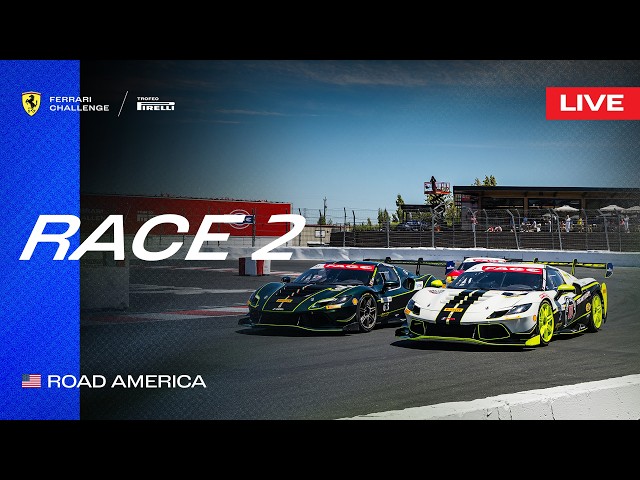 LIVE Ferrari Challenge North America - Road America, Race 2