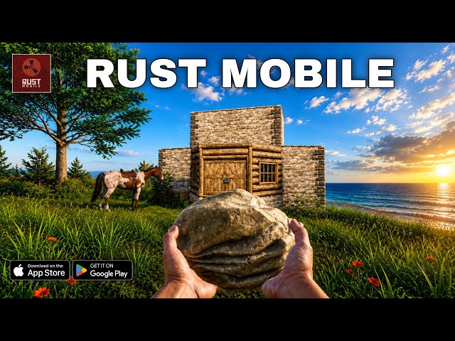 Rust Mobile Beta Test Gameplay | First Look (Android & iOS) 