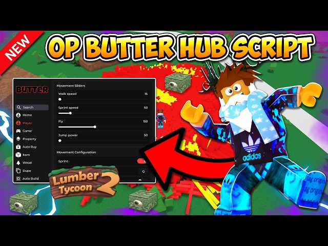 🌳Lumber Tycoon 2 Script - OP Butter Hub | Base Dupe, Mod Wood, Item Dupe (Pastebin)