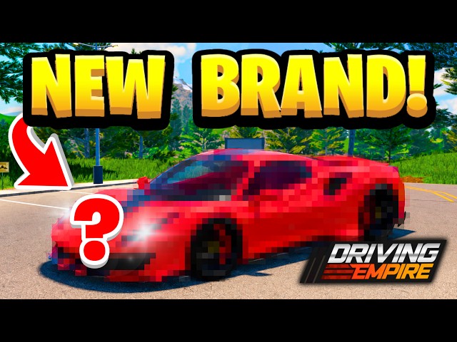 A NEW BRAND Is Coming To Driving Empire!