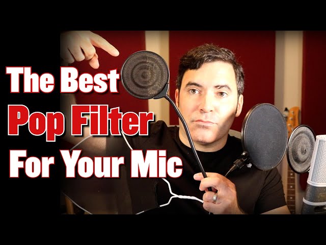 The Best Kind of  Microphone Pop Filter? (...and what to do if you don't have one.)