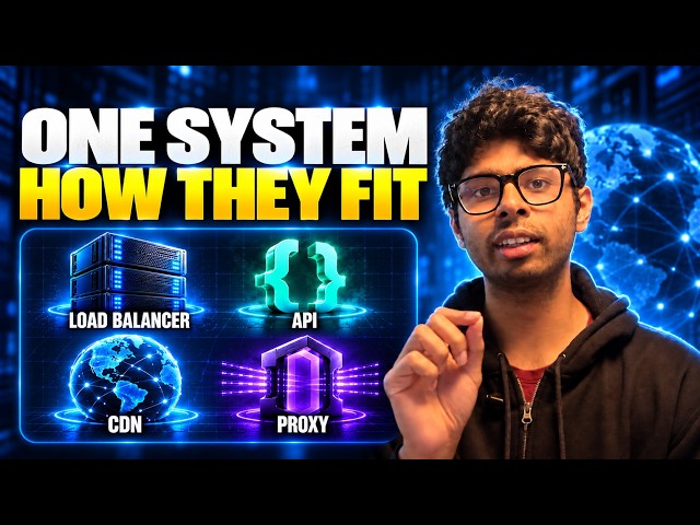 How to Use Load Balancer, API, CDN & Proxy in One System