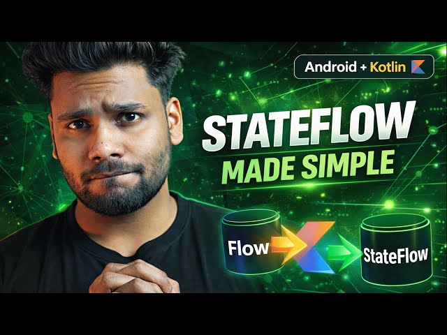 StateFlow Explained in Hindi | Kotlin Flow Tutorial for Beginners
