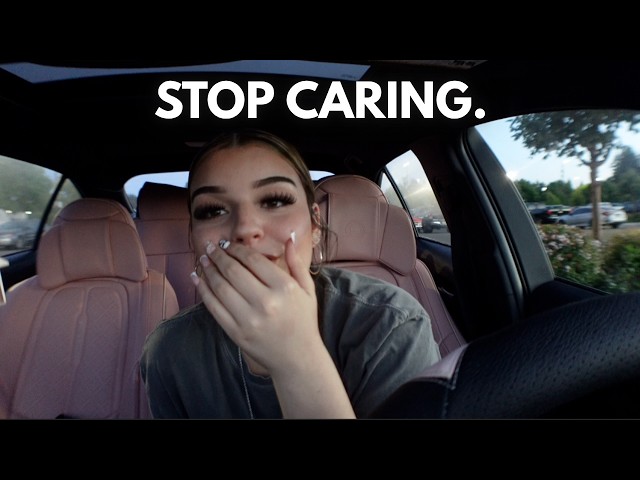 how to stop caring about what people think.