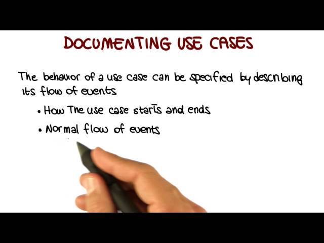 Building a Use Case Diagram - Georgia Tech - Software Development Process