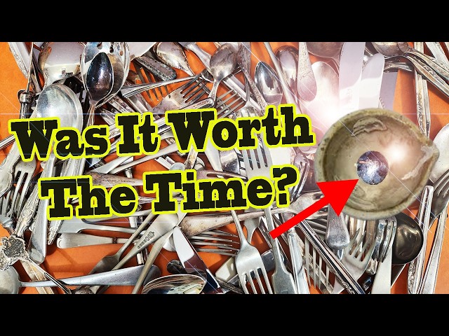How Much Silver is HIDDEN in 1kg of Plated Cutlery