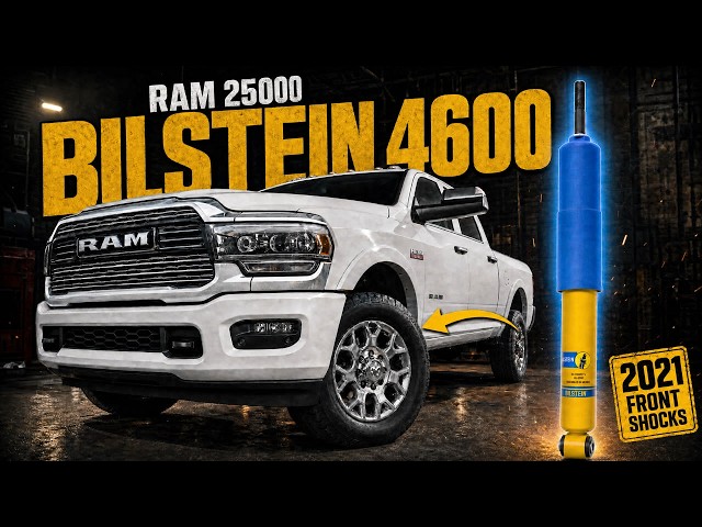 2021 Ram 2500 Front Shock Replacement | Bilstein 4600 Installation l No Jack Required