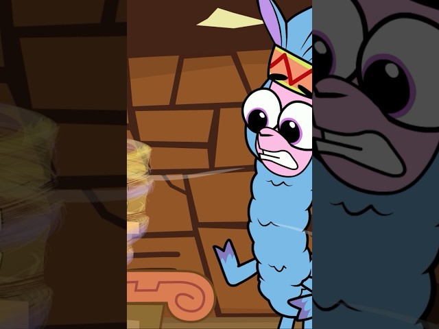 Waka is back! 😬 Paka Paka - Funny Alpaca Cartoon #shorts