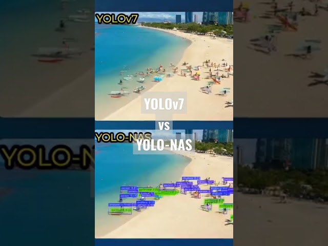 YOLOv7 vs YOLO-NAS Comparison