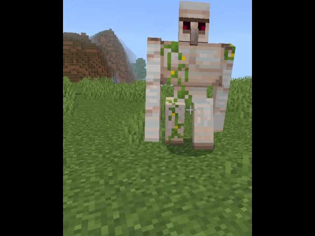 Chosse one mob for protact your village #minecraft #trending