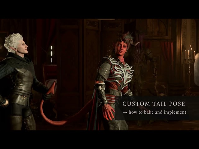 Baldur's Gate 3 modding: Tail Poses