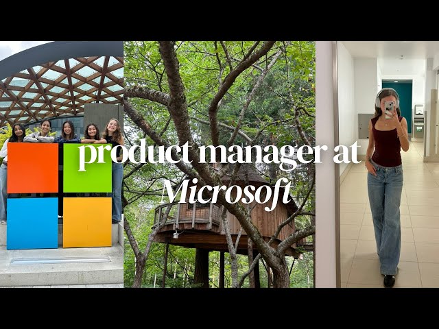 first day as a microsoft product manager intern!