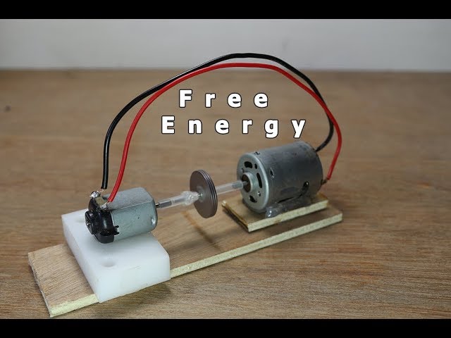 How to make a free energy Generator Model using simple DC Motor