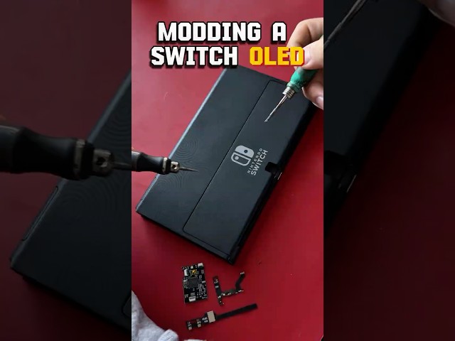 How to MOD a Switch OLED #handheld #gaming #switch