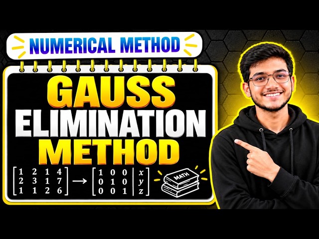 Engineering Mathematics 04 | Solution of Linear Equations | Gauss Elimination Method | Semester Exam