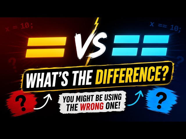 = vs == in Java | What's the Difference?