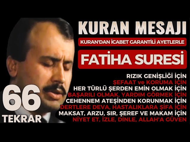 🤲🏻❤️FATİHA SURESİ❤️İsmail BİÇER❤️KURANDAN %100 İcabet Garantili AYETLERLE❤️66 tekrar❤️🤲🏻 #fatiha