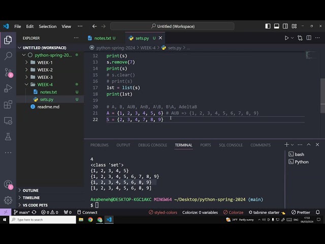 Python for Beginners:  Python Sets Explained | Lesson 12