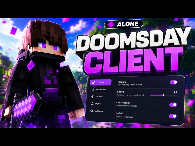 Doomsday Client - The Best PvP Hacked Client For Minecraft in 2026 For Free! (1.8.9 - 1.21.11+) NEW