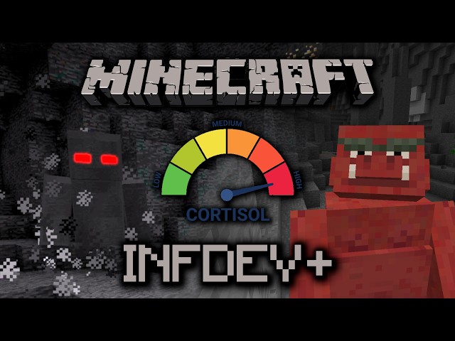 Minecraft Infdev gameplay to raise your cortisol
